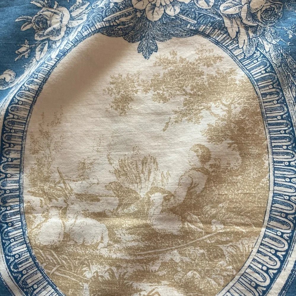 Vintage Yves Delorme King pillow shams - Picture 3 of 9